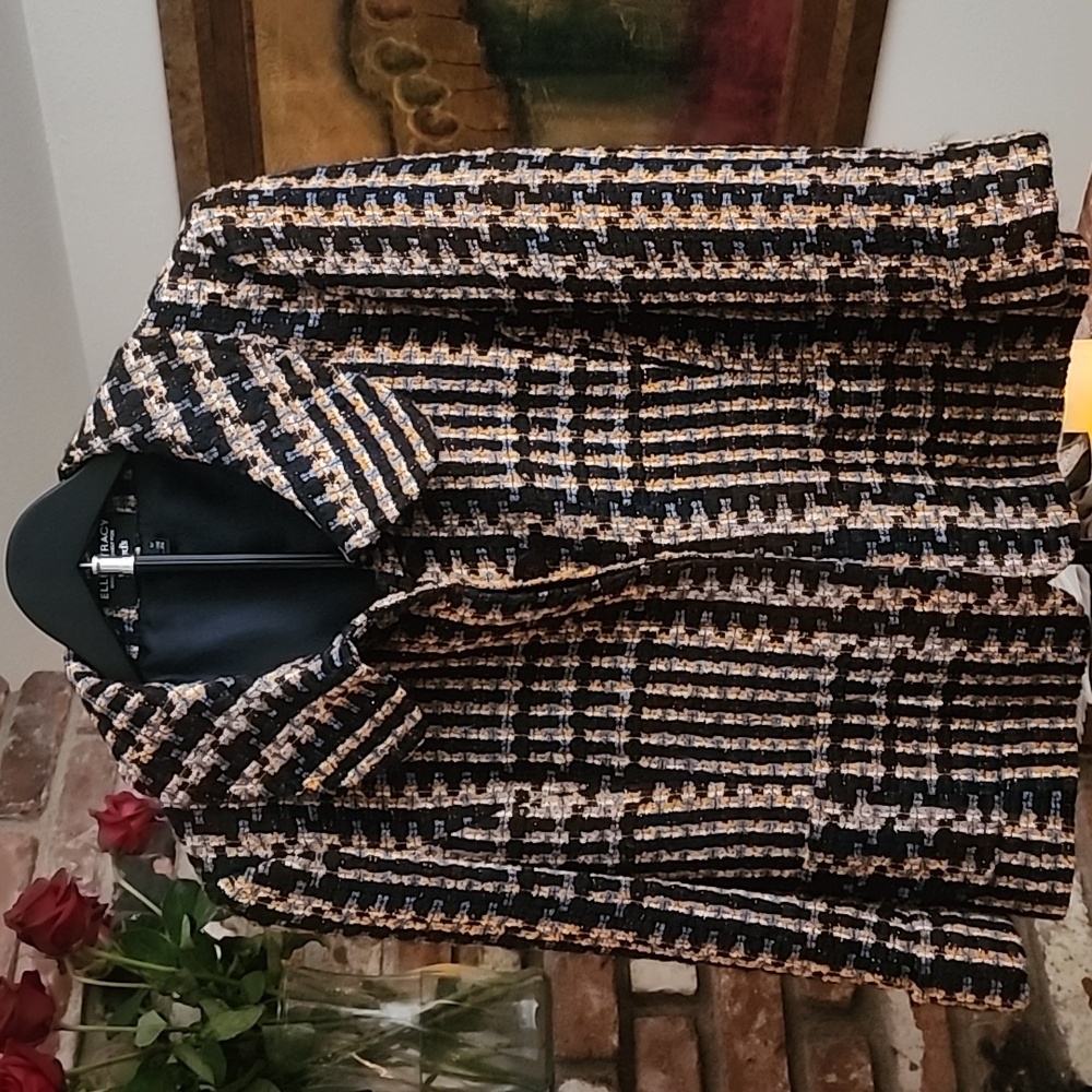 Ellen Tracy For Dillards Women's Tweed Blazer